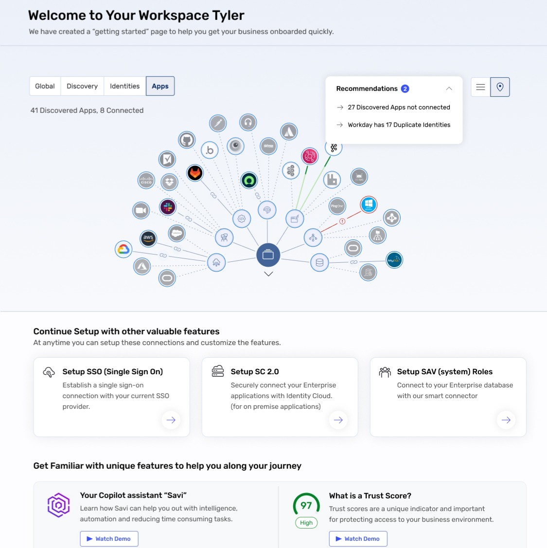 Apps Dashboard Squared