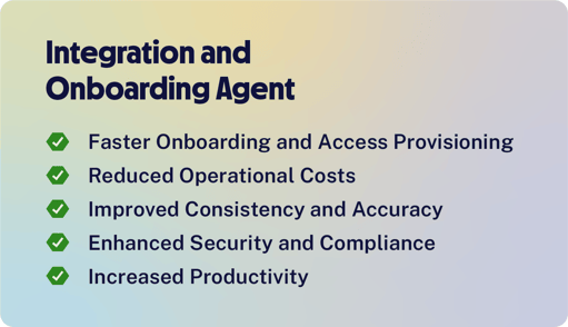Integration and Onboarding agent