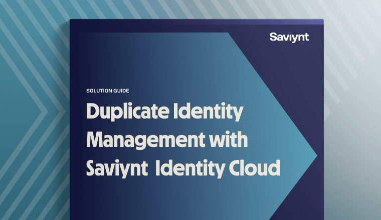 Duplicate Identity Management with Saviynt Identity Cloud