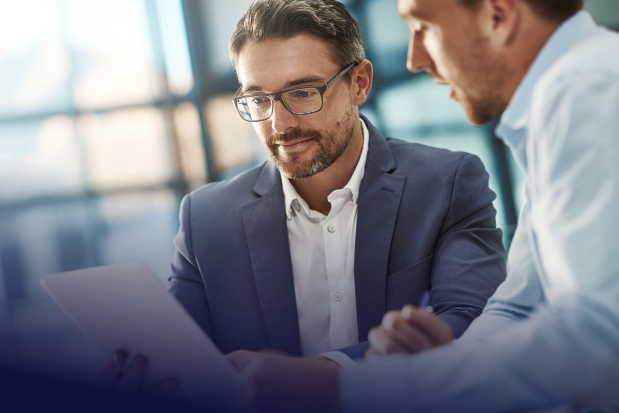 Professional in a meeting with other workers