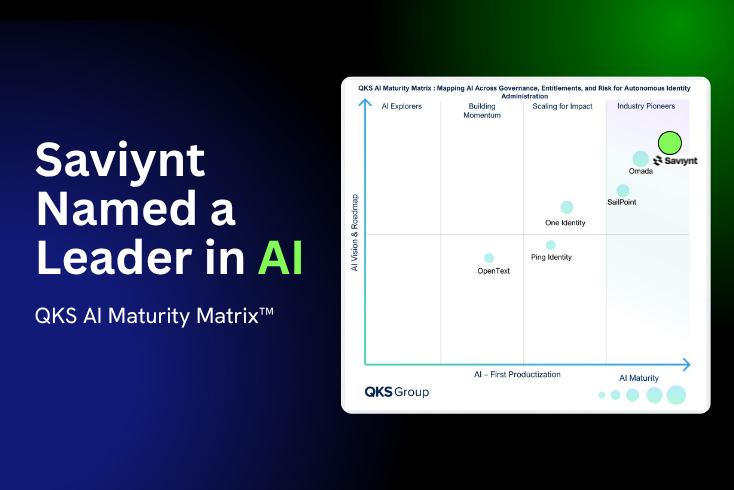 Saviynt Named a Leader in QKS AI Maturity Matrix™