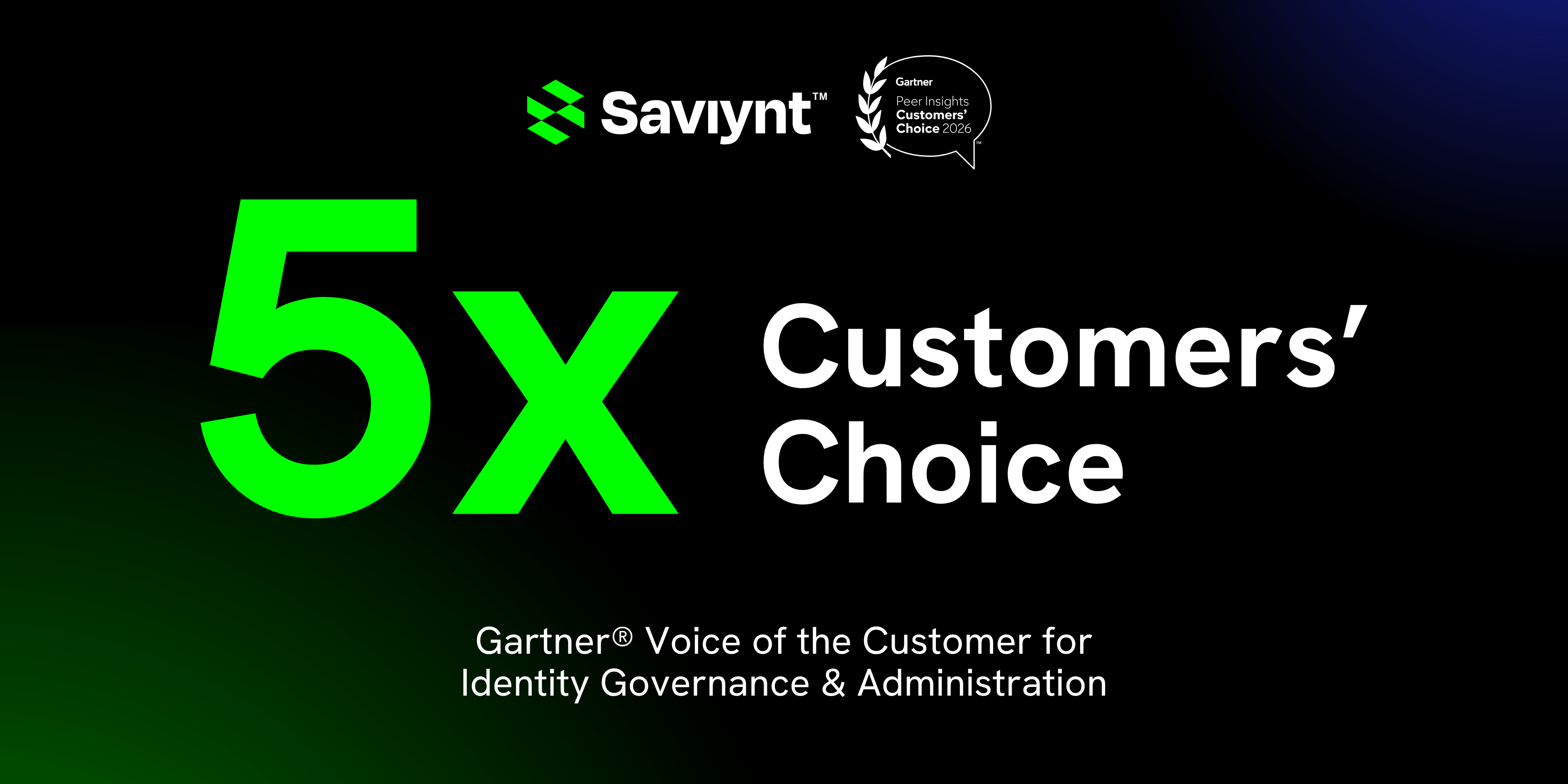 Saviynt Named a Gartner® Peer Insights™ Customers’ Choice for Identity Governance and Administration (IGA) for Five Consecutive Times