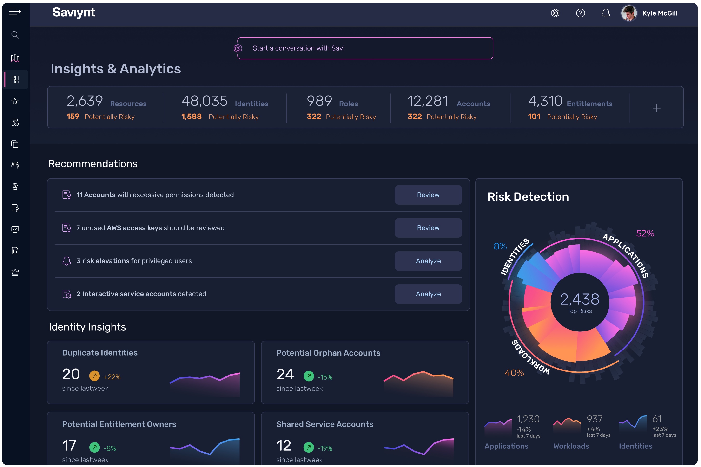 Insights-and-Analytics-Home-Screen