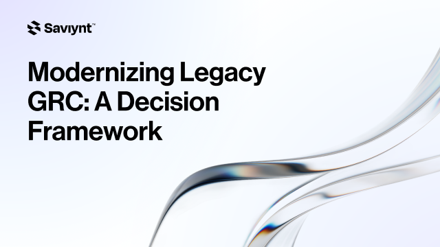 Modernizing Legacy GRC: A Decision Framework