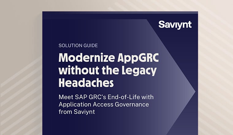 Saviynt for SAP GRC