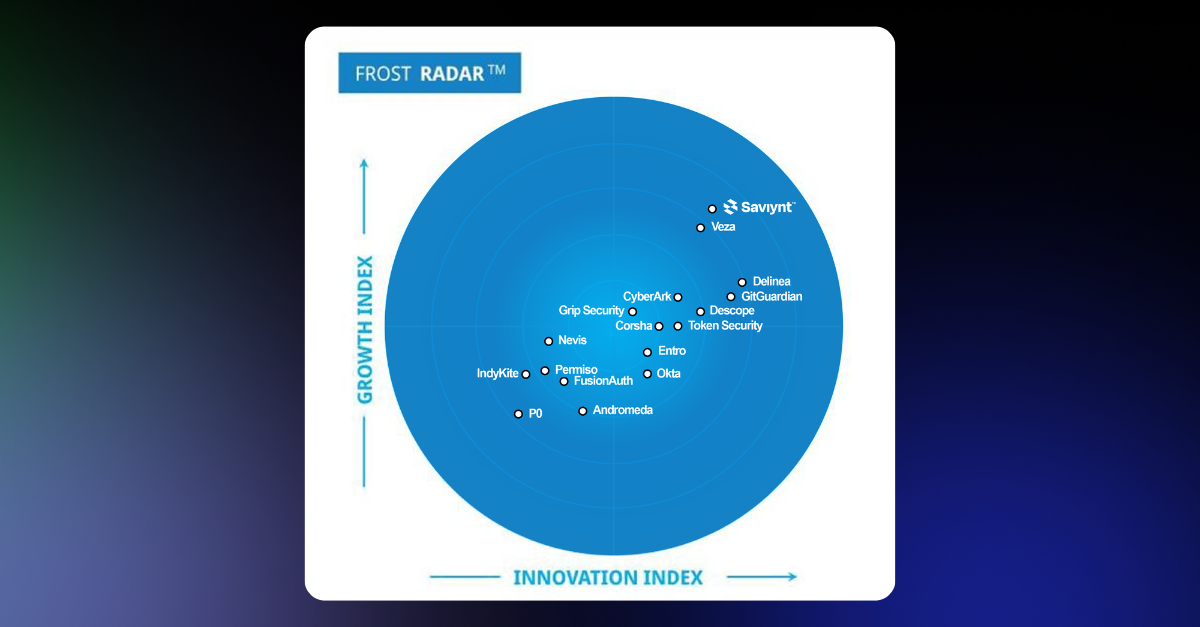 Saviynt Recognized as a Leader in Frost Radar™: Non-Human Identity Solutions, 2025