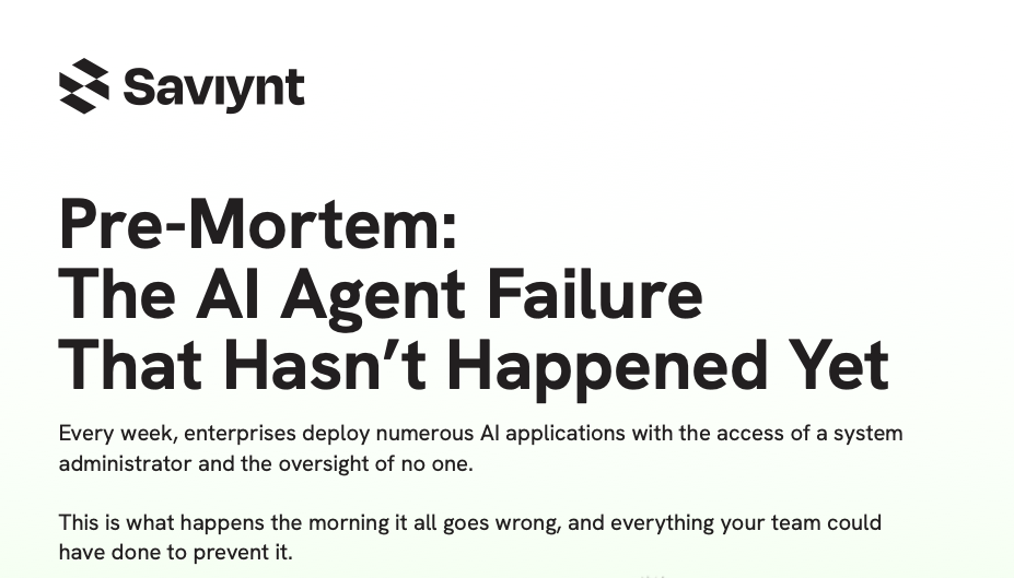 Pre-Mortem: The AI Agent Failure That Hasn't Happened Yet