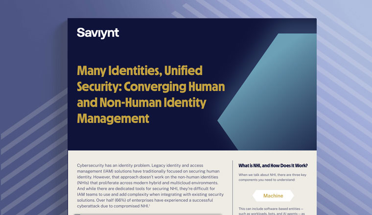 Many Identities, Unified Security: Converging Human and Non-Human Identity Management