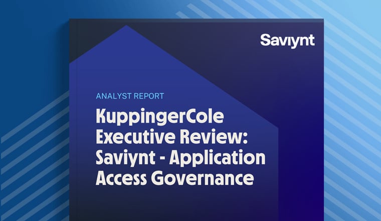 KuppingerCole Executive View: Saviynt - Application Access Governance