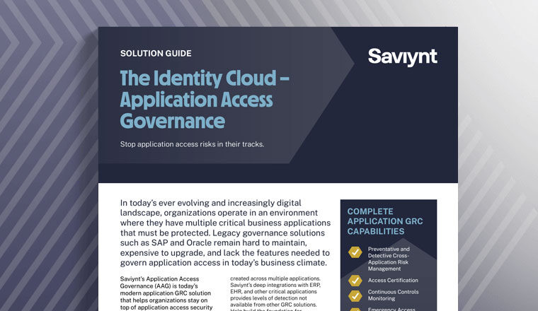 The Identity Cloud Application Access Governance